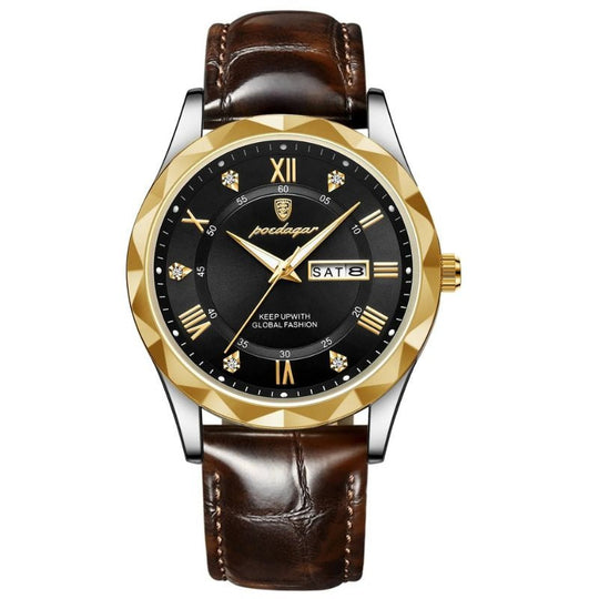 Luxury Leather Band Quartz Watch