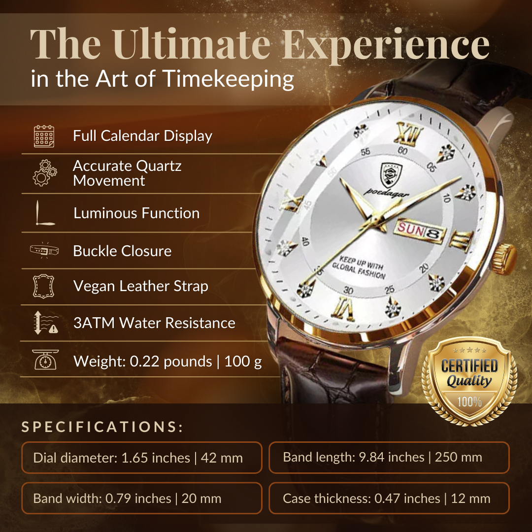 Men's Durable Luminous Watch