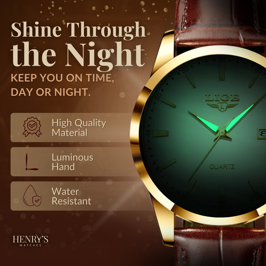 Military Leather Watch