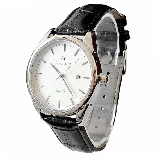 Lifestyle Essential Leather Strap Wristwatch