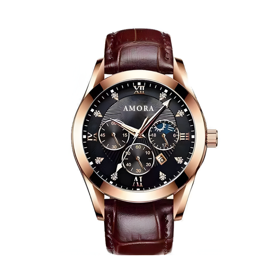 Montre décontractée pour homme en quartz