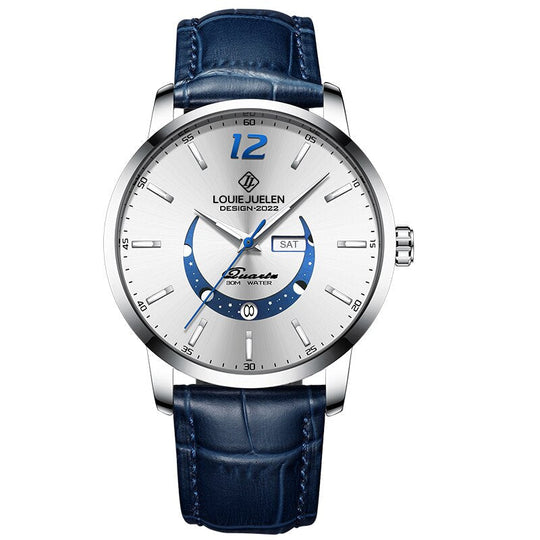 Elegant Luminous Moonphase Watch