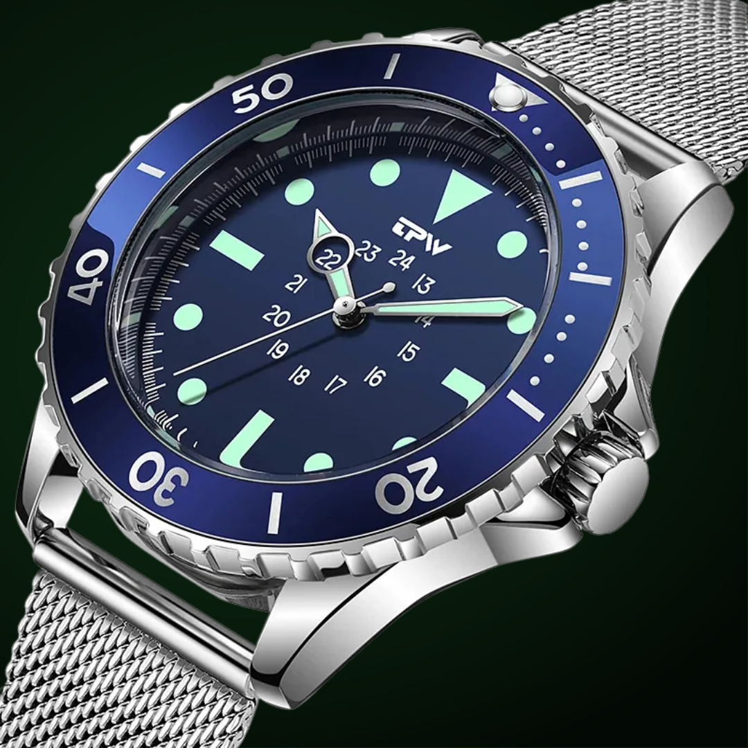 Waterproof Tactical Diver Style Field Watch