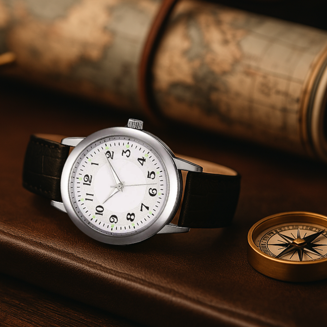 Elegant Stainless Steel Minimalist Watch