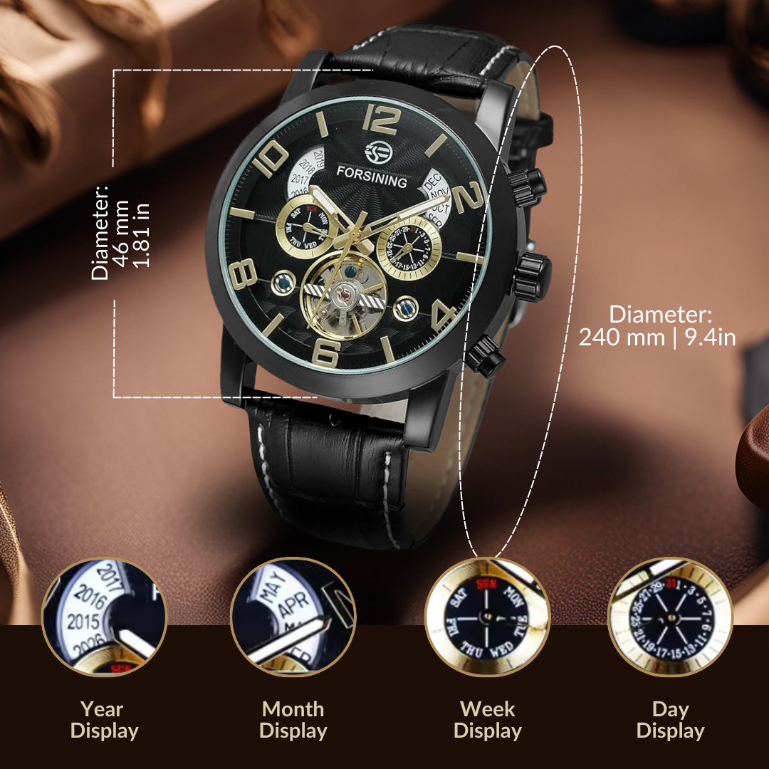 Luxury Tourbillon Automatic Mechanical Watch