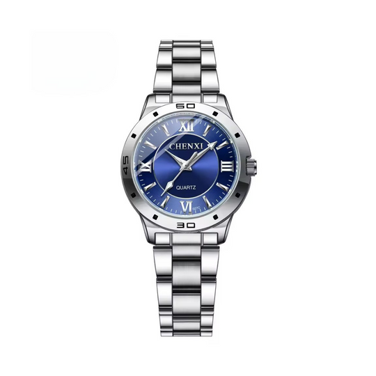 Refined Stainless Minimalist Couple Watch