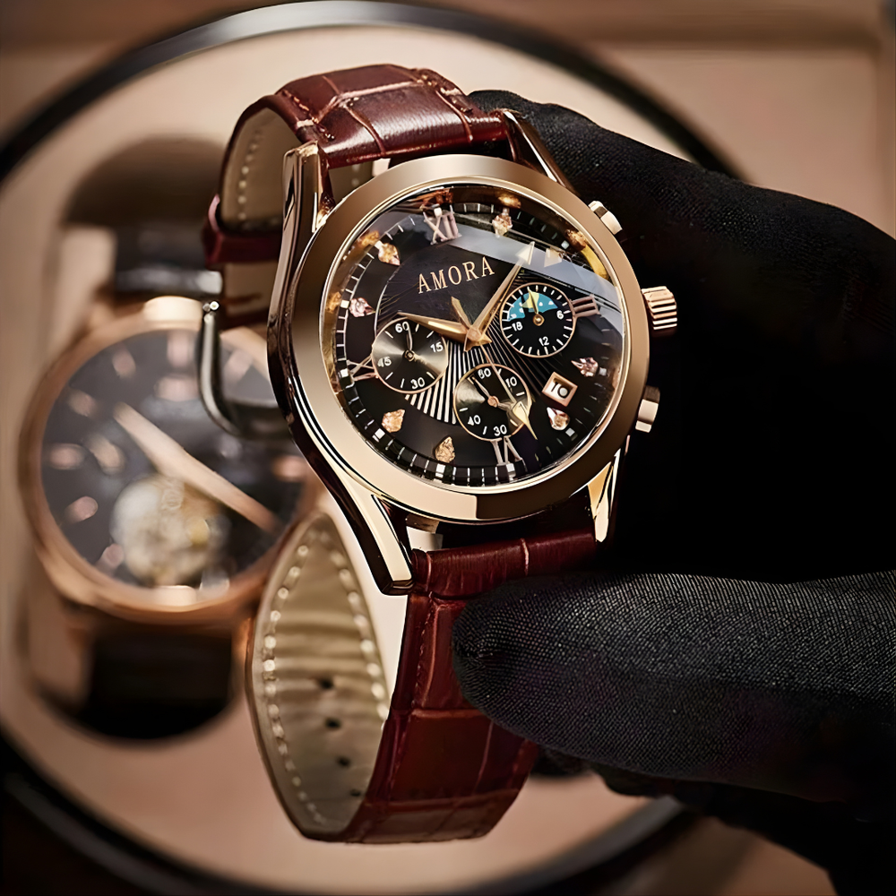 Montre décontractée pour homme en quartz