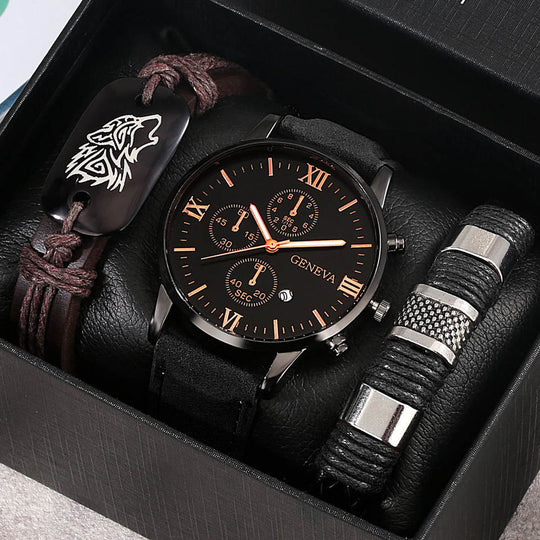 Modern Minimalist Watch & Bracelet Set