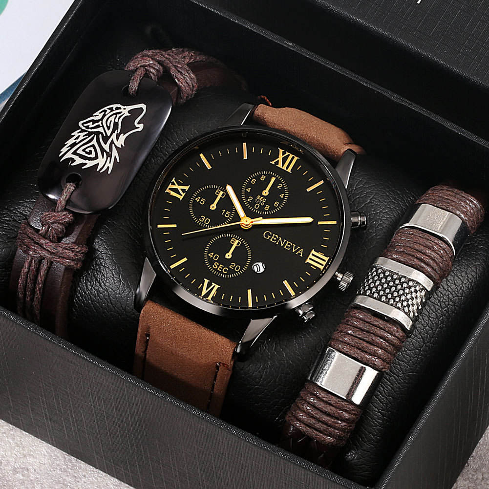 Modern Minimalist Watch & Bracelet Set