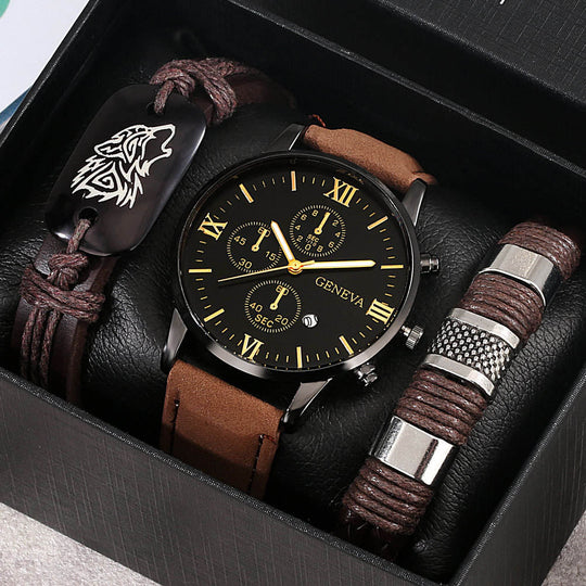 Modern Minimalist Watch & Bracelet Set