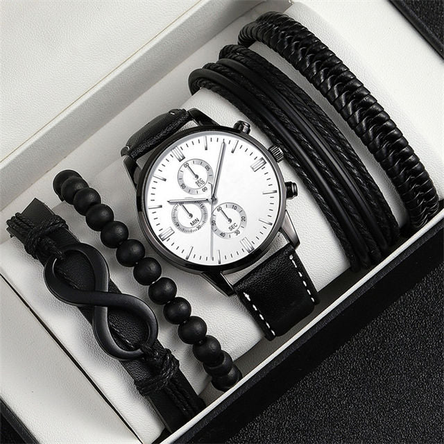 Heritage Chronograph Watch and Bracelet Set