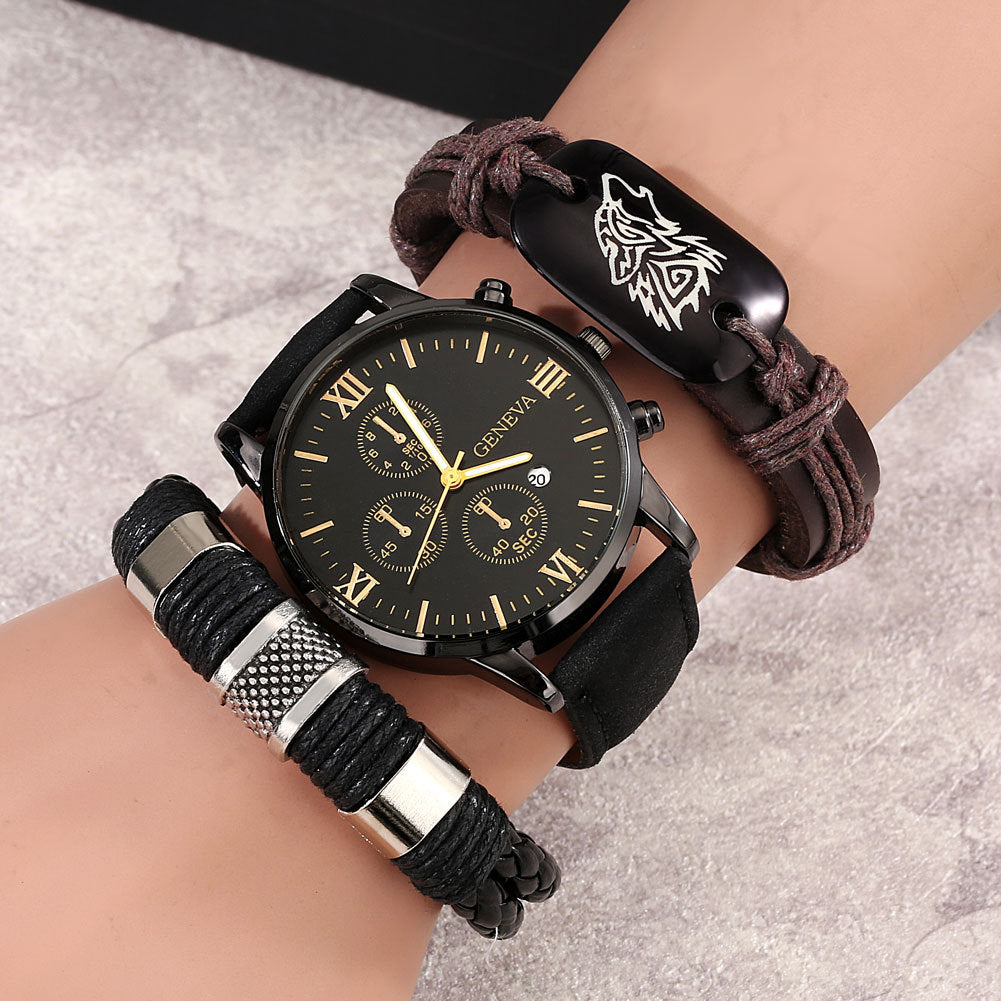 Modern Minimalist Watch & Bracelet Set