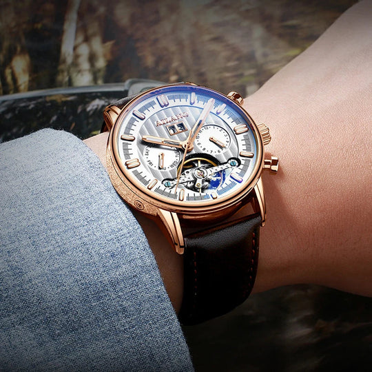 Fashionable Waterproof Tourbillon Watch