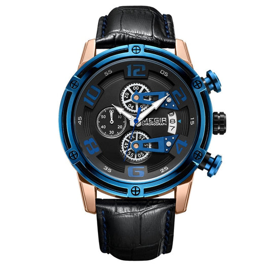 Men's Luminous Quartz Chronograph Watch