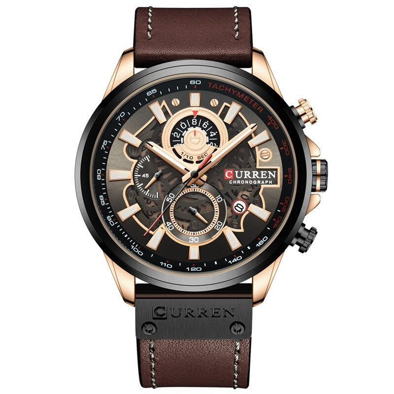 Multifunction Quartz Calendar Watch