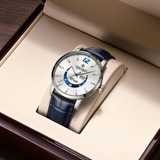 Elegant Luminous Moonphase Watch