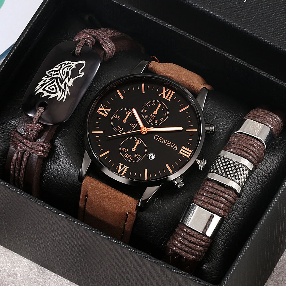 Modern Minimalist Watch & Bracelet Set