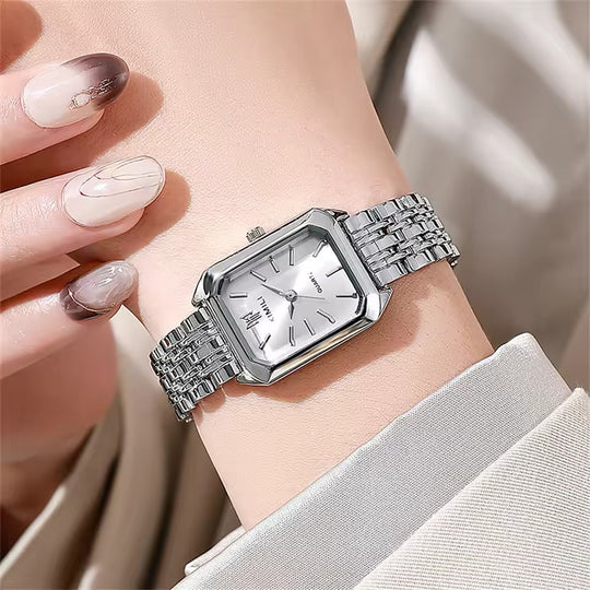 Classic Gold Square Quartz Watch